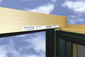 Větrací klapky Regel-air - typ H/A pro dřevohliníková okna